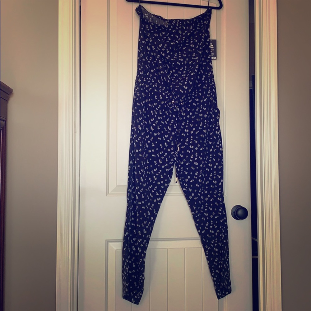 NWT Express Strapless Jumpsuit